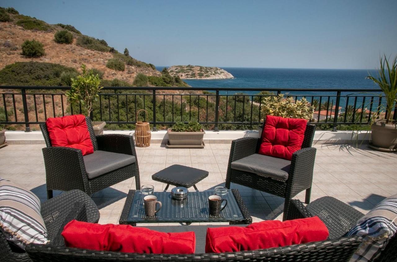 Summer Dream Cottage, 2Br, Beautiful Sea View Mókhlos Exterior foto
